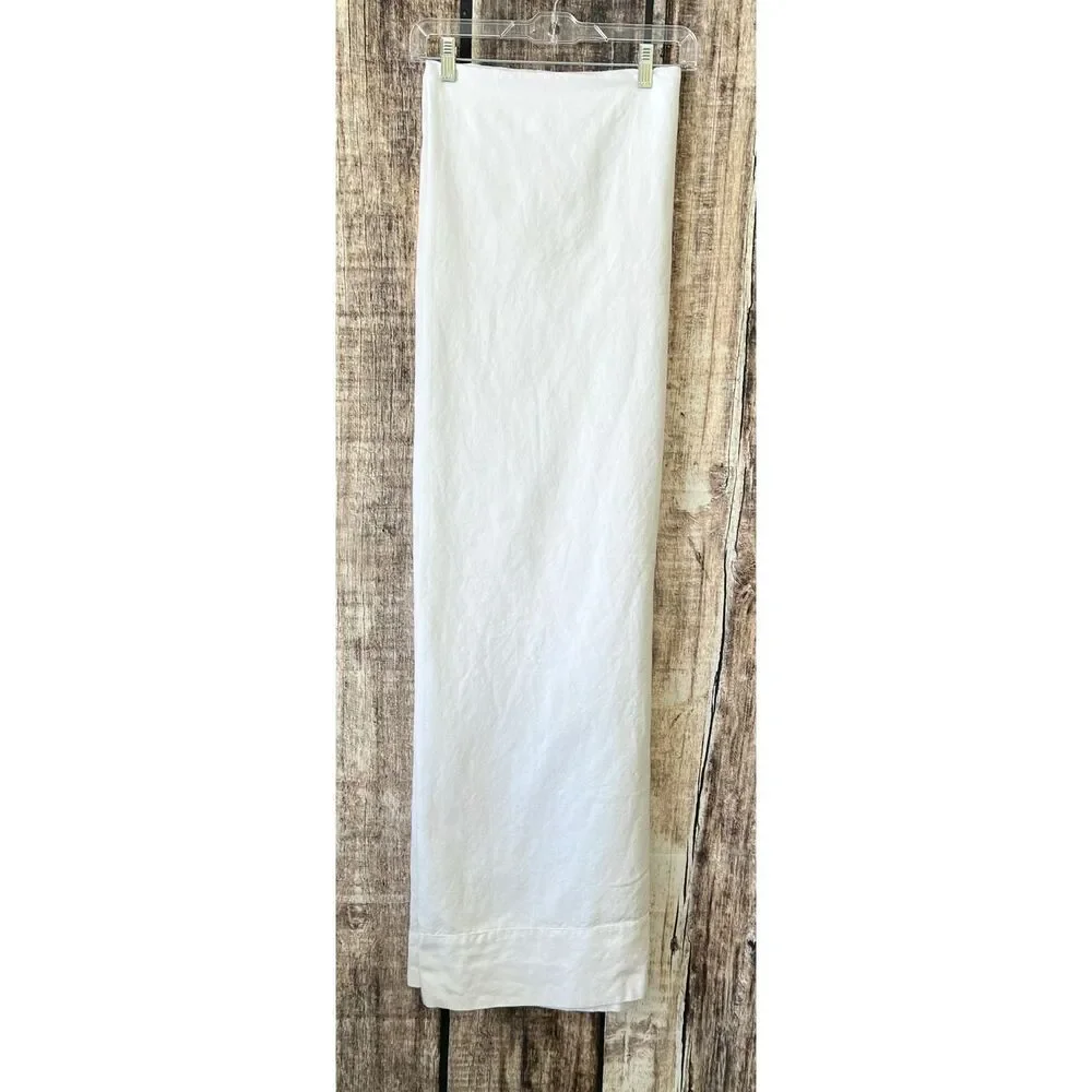 Restoration hardware Linen Blend White Oblong 94” Tablecloth